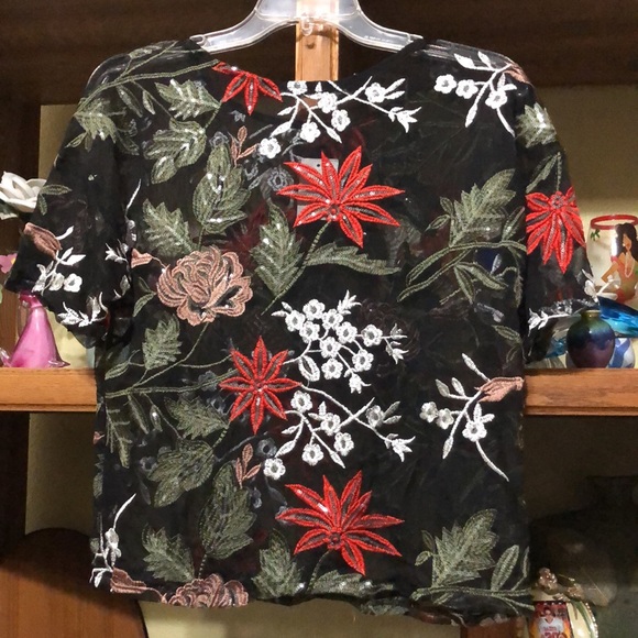 Ladies Versona Shop Potter’s Pot Sheer Top - Picture 2 of 8